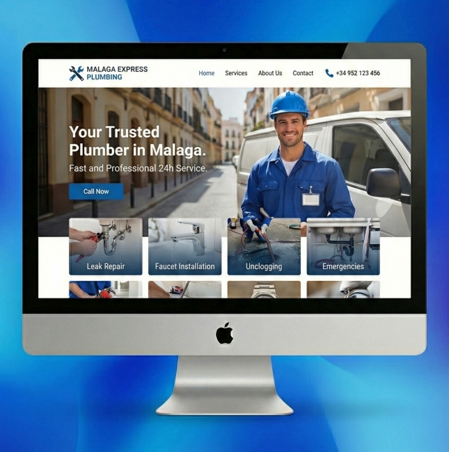 cheap website design and local SEO agency Spain